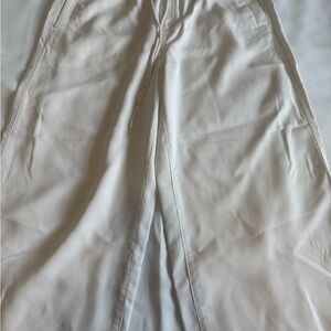 LOFT Wide Leg Crop Relaxed Loose Drawstring  Pants